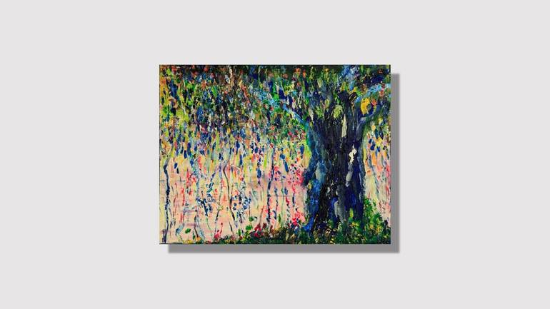 Original Expressionism Nature Painting by S Lan
