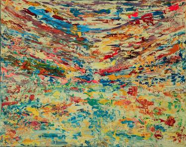 Print of Abstract Expressionism Seascape Paintings by S Lan