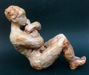 Original Expressionism People Sculpture by Jitka Palmer