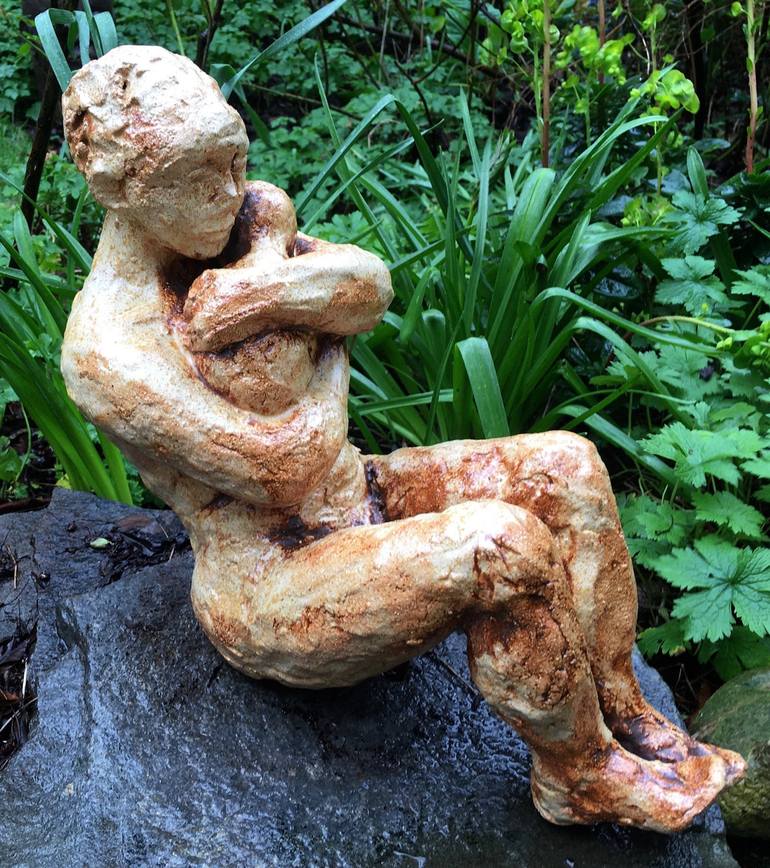 Original Expressionism People Sculpture by Jitka Palmer
