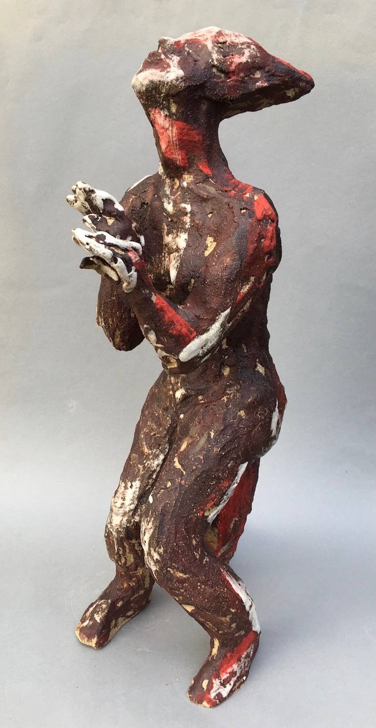 Original Figurative Animal Sculpture by Jitka Palmer