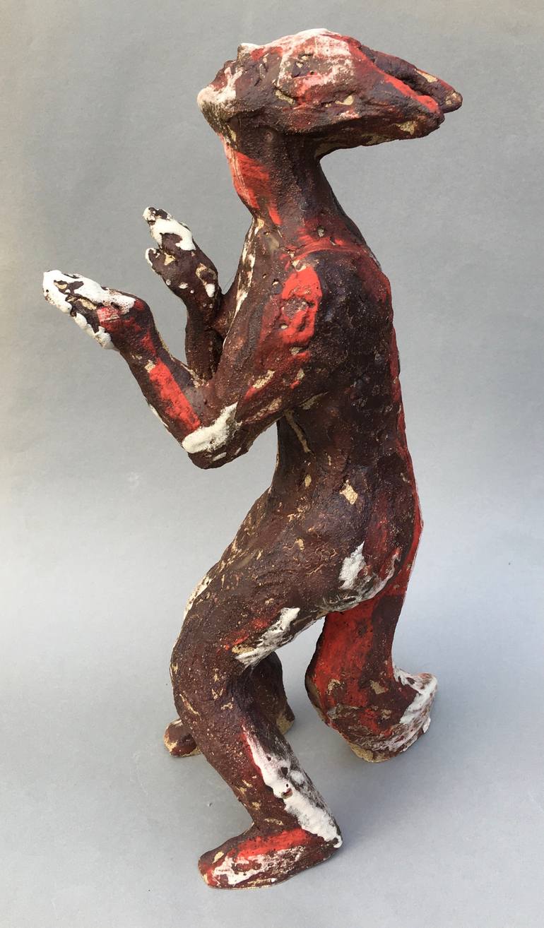 Original Figurative Animal Sculpture by Jitka Palmer
