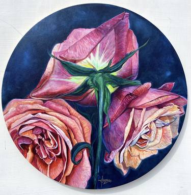 Original Fine Art Floral Paintings by Erika Lozano