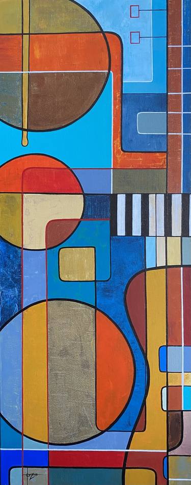 Original Abstract Music Paintings by Erika Lozano
