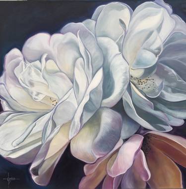 Original Fine Art Floral Paintings by Erika Lozano