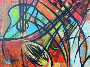 Original Music Paintings by Erika Lozano