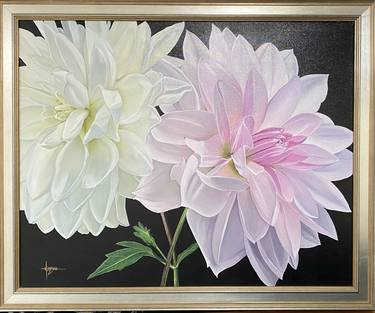 Original Fine Art Floral Paintings by Erika Lozano