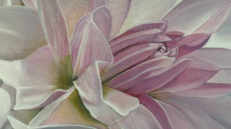 Original Fine Art Floral Painting by Erika Lozano