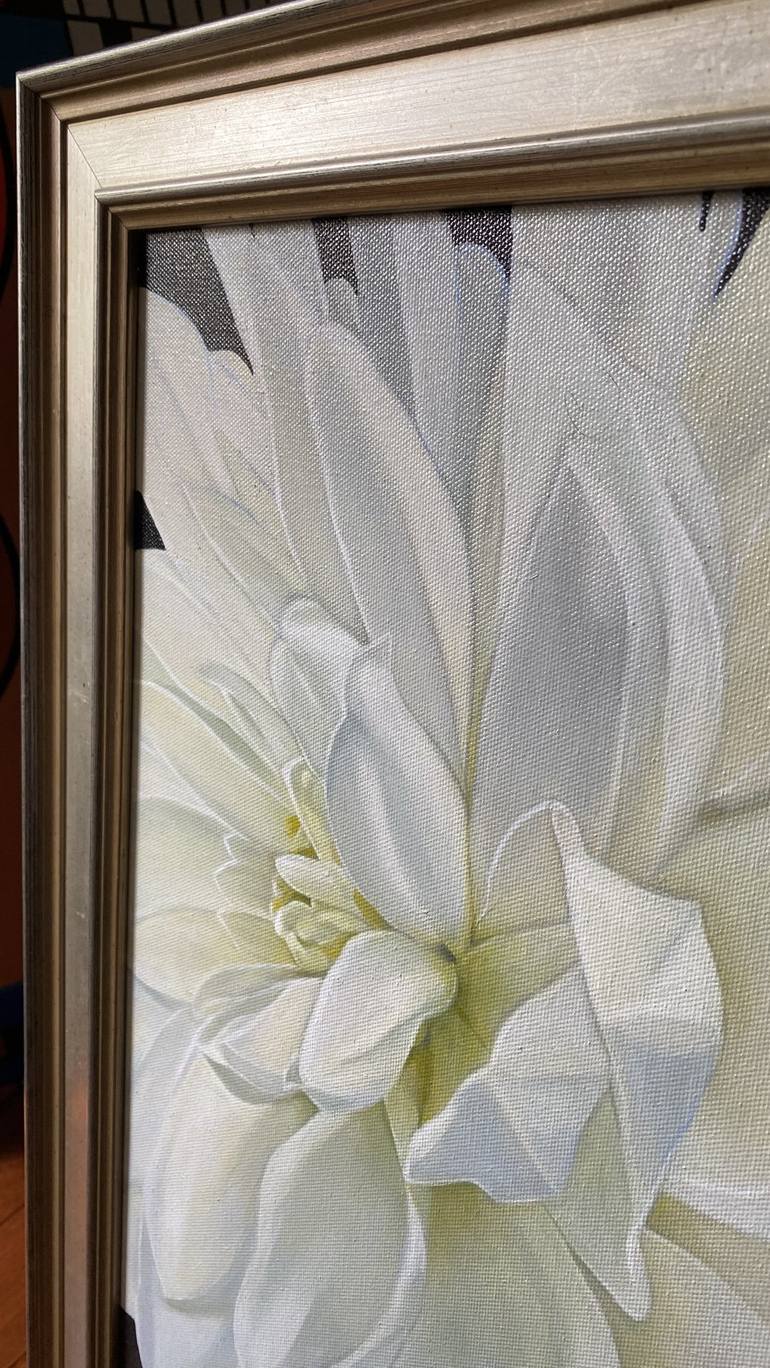 Original Fine Art Floral Painting by Erika Lozano