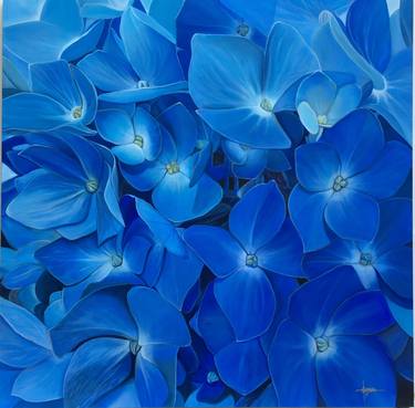 Original Fine Art Floral Paintings by Erika Lozano