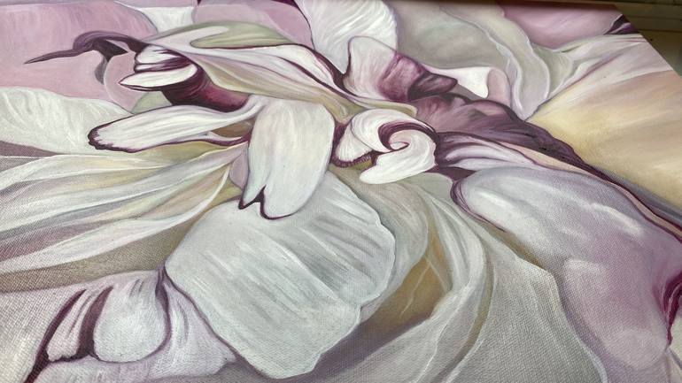 Original Floral Painting by Erika Lozano