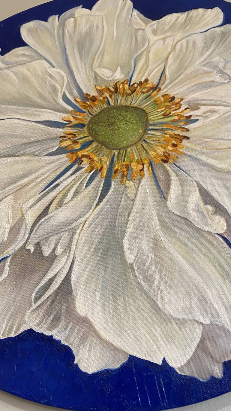 Original Contemporary Floral Painting by Erika Lozano