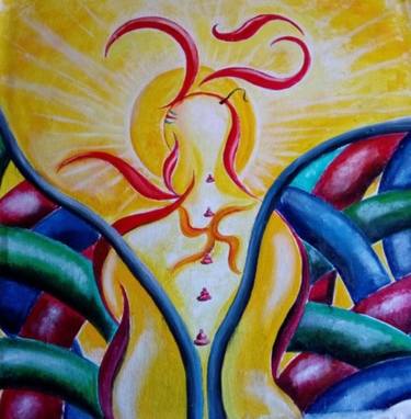 Om And Soul Painting By Ruchi Singh Saatchi Art