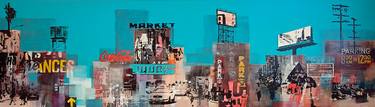 Original Abstract Cities Paintings by Oliver Rossdeutscher