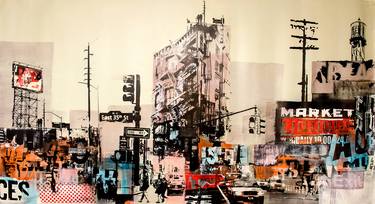 Original Abstract Architecture Paintings by Oliver Rossdeutscher