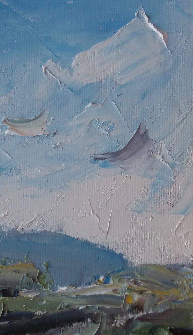 Original Abstract Landscape Painting by Alan Daysh