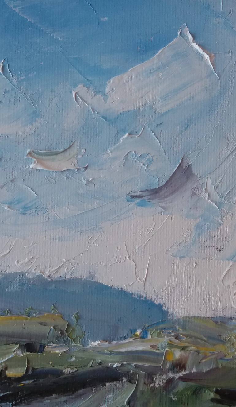 Original Abstract Landscape Painting by Alan Daysh
