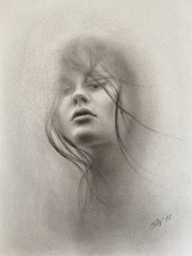 Original Modern Women Drawings by Oksana Basaraba