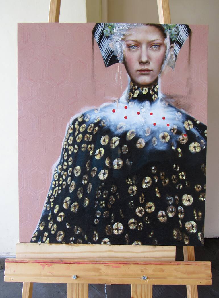 Original Fashion Painting by Valeria Feliú