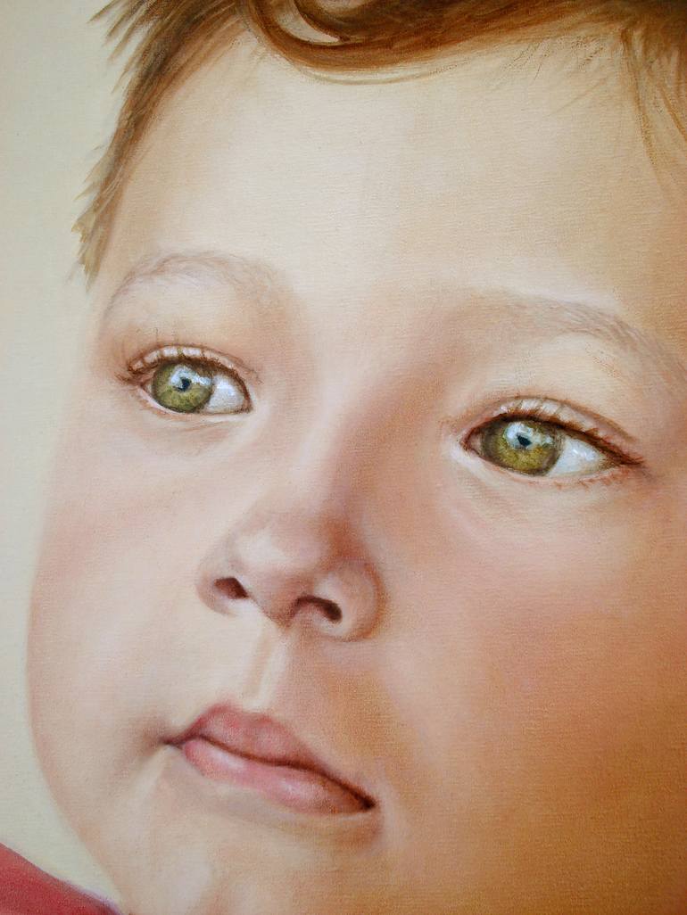 Original Figurative Children Painting by Valeria Feliú