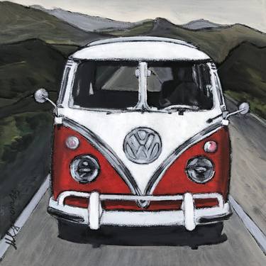 Original Contemporary Automobile Paintings by Marina Egorova