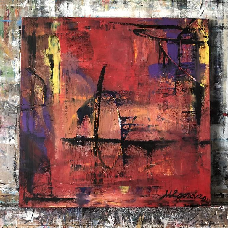 Original Abstract Expressionism Abstract Painting by Marina Egorova