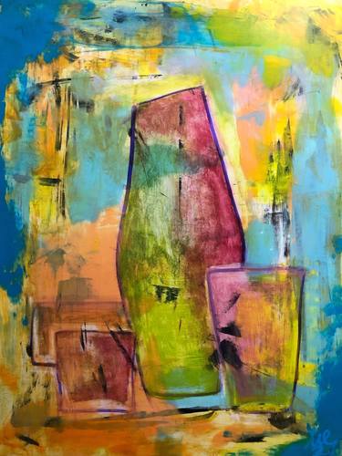 Original Abstract Expressionism Still Life Paintings by Marina Egorova