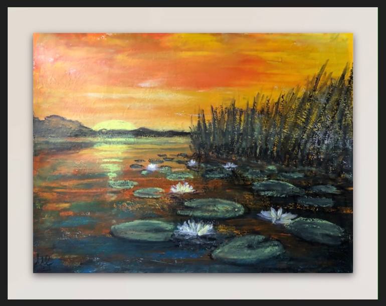 Original Expressionism Still Life Painting by Marina Egorova