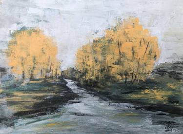 Original Abstract Expressionism Landscape Paintings by Marina Egorova