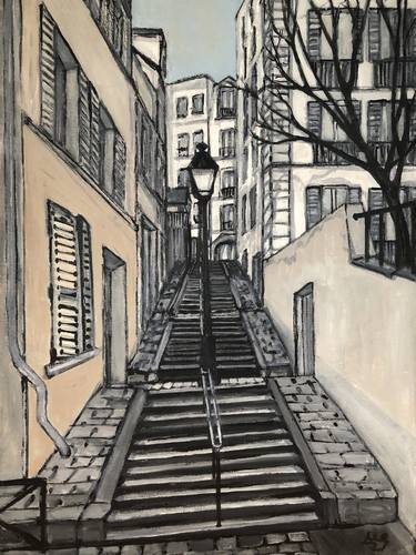 Staircase. Montmartre. Paris thumb