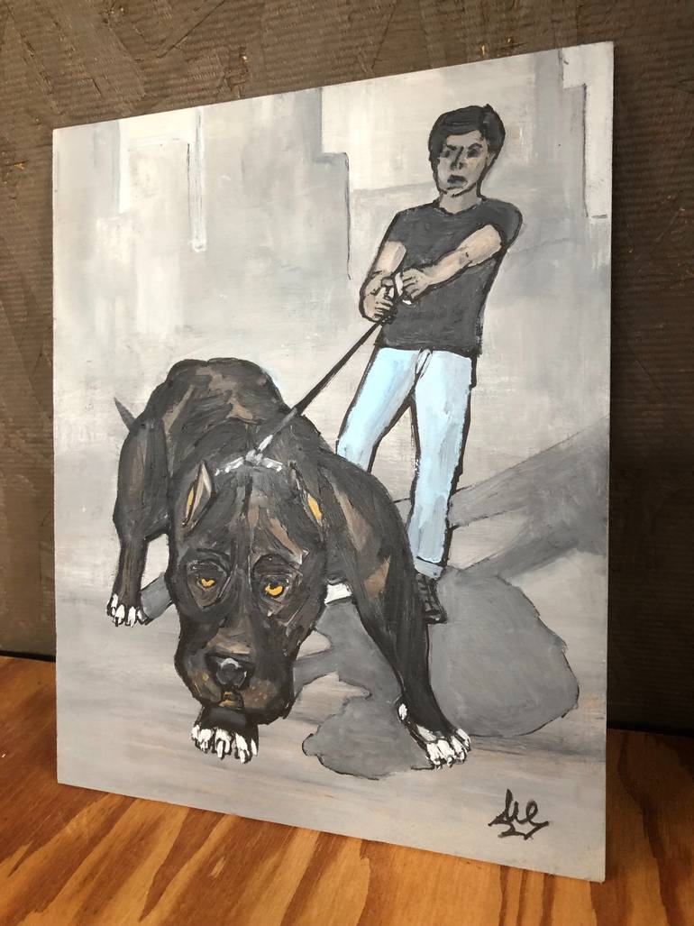 Original Figurative Animal Painting by Marina Egorova