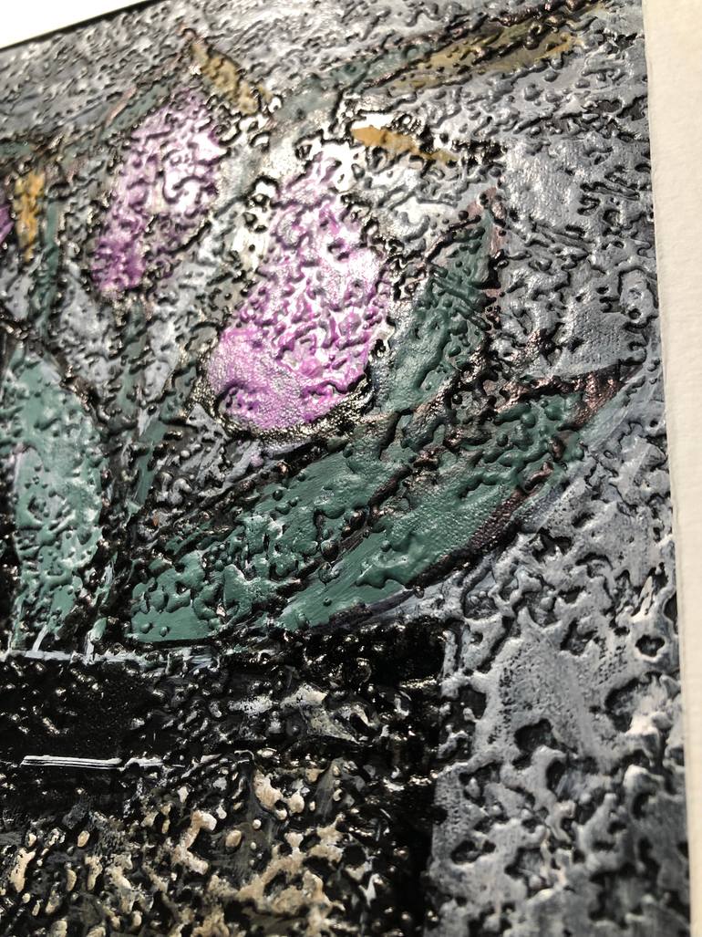 Original Abstract Expressionism Floral Painting by Marina Egorova