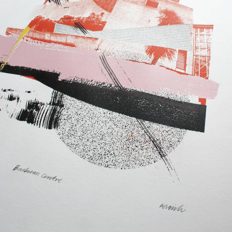 Original Abstract Architecture Printmaking by angus vasili