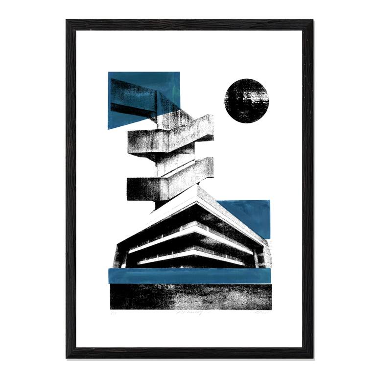 Original Architecture Printmaking by angus vasili