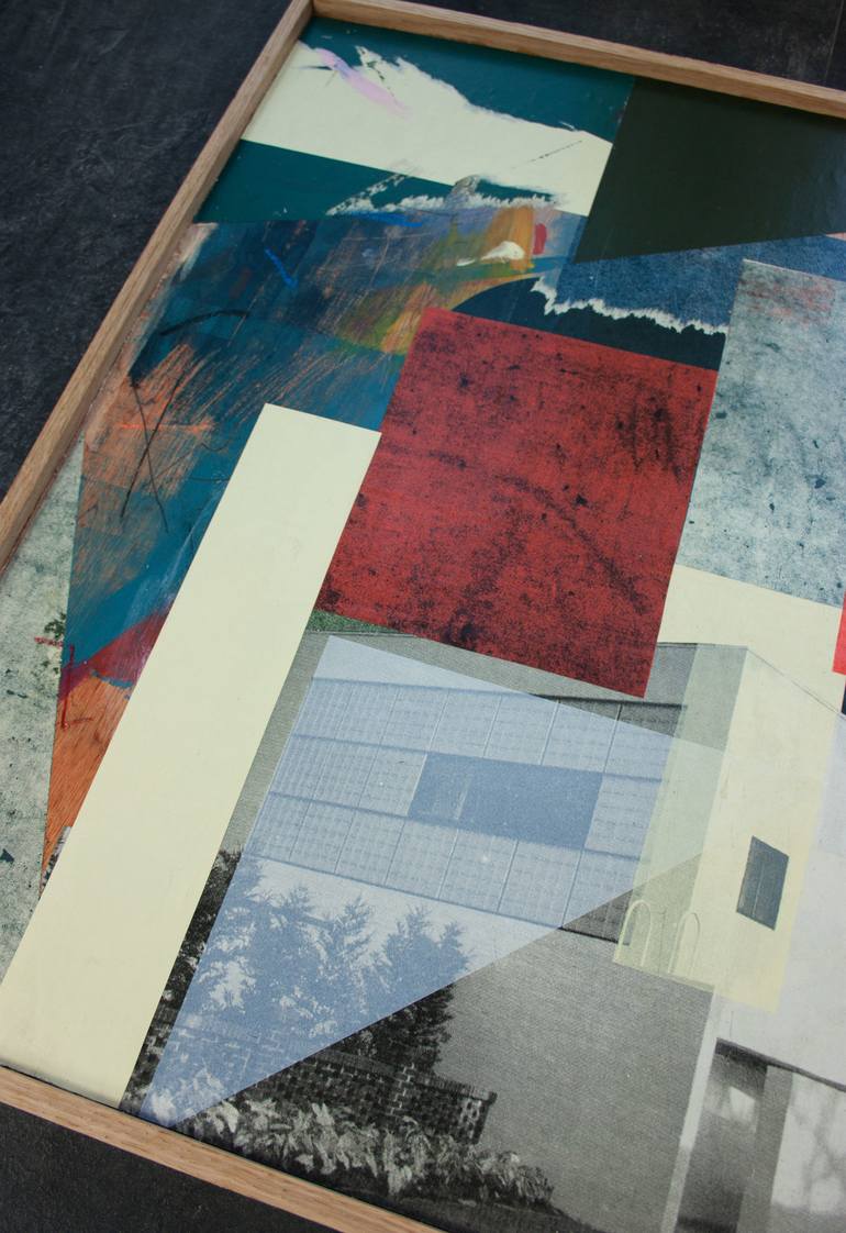 Original Abstract Architecture Collage by angus vasili