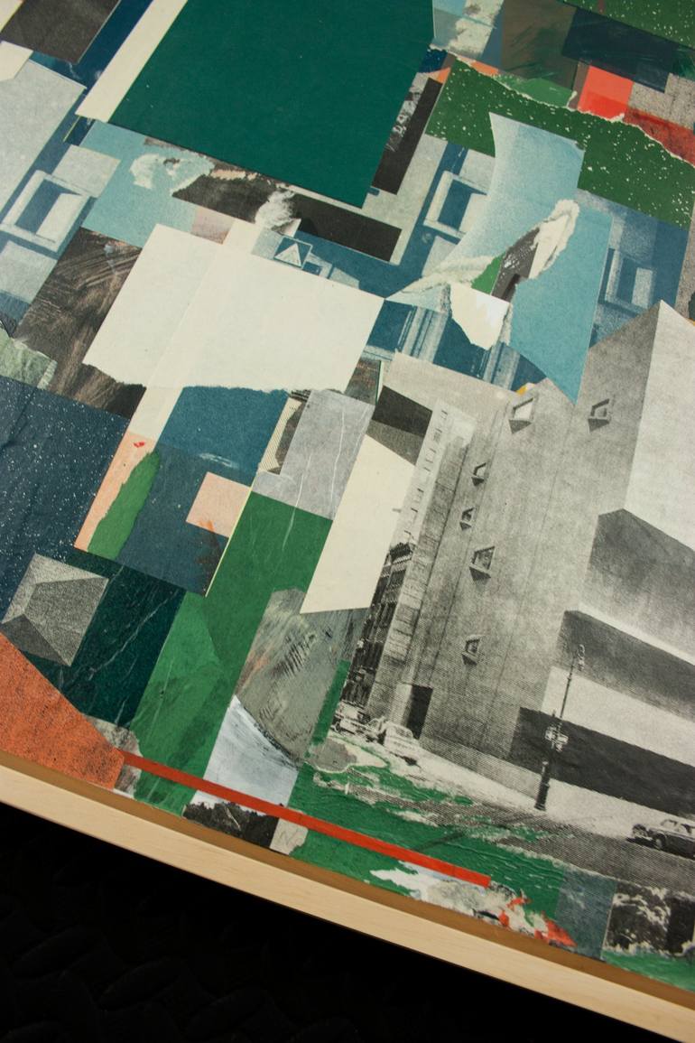 Original Abstract Architecture Collage by angus vasili