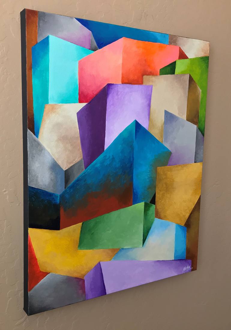 Original Abstract Painting by Mitch Nye