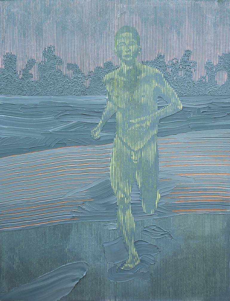 Original Abstract Body Paintings by Kristina Baker