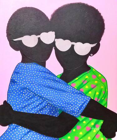 Original Conceptual Children Paintings by Aziseh Emmanuel