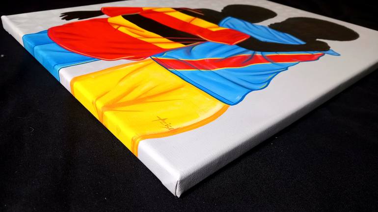 Original Conceptual Children Painting by Aziseh Emmanuel