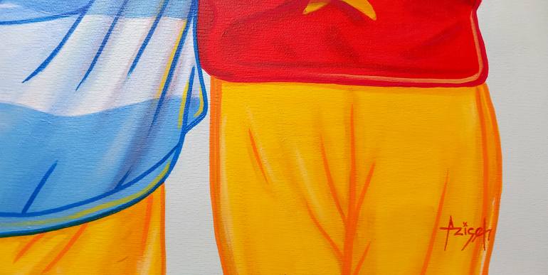 Original Conceptual Children Painting by Aziseh Emmanuel