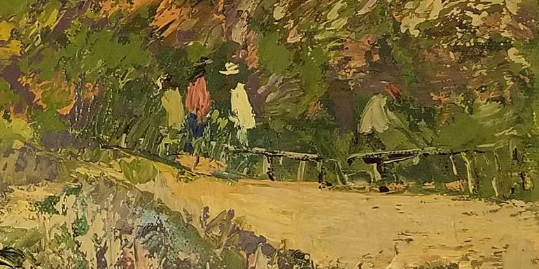 Original Impressionism Landscape Painting by Ara-Hrachya Hakobyan