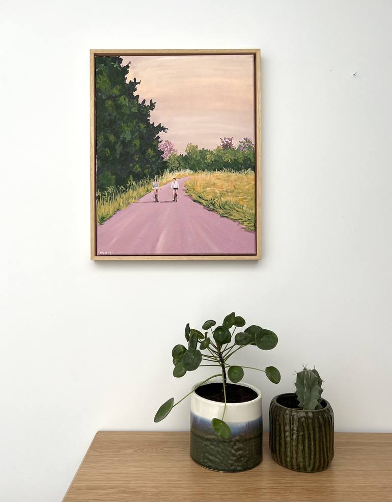 Original Contemporary Landscape Painting by vanessa van meerhaeghe