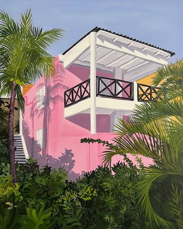 Original Architecture Paintings by vanessa van meerhaeghe