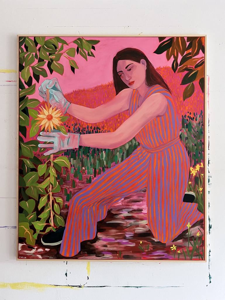 Original Contemporary Women Painting by Vanessa Van Meerhaeghe
