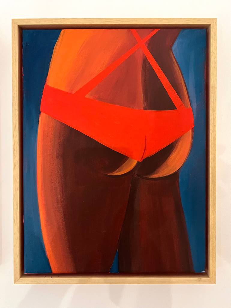 Original Figurative Women Painting by Vanessa Van Meerhaeghe