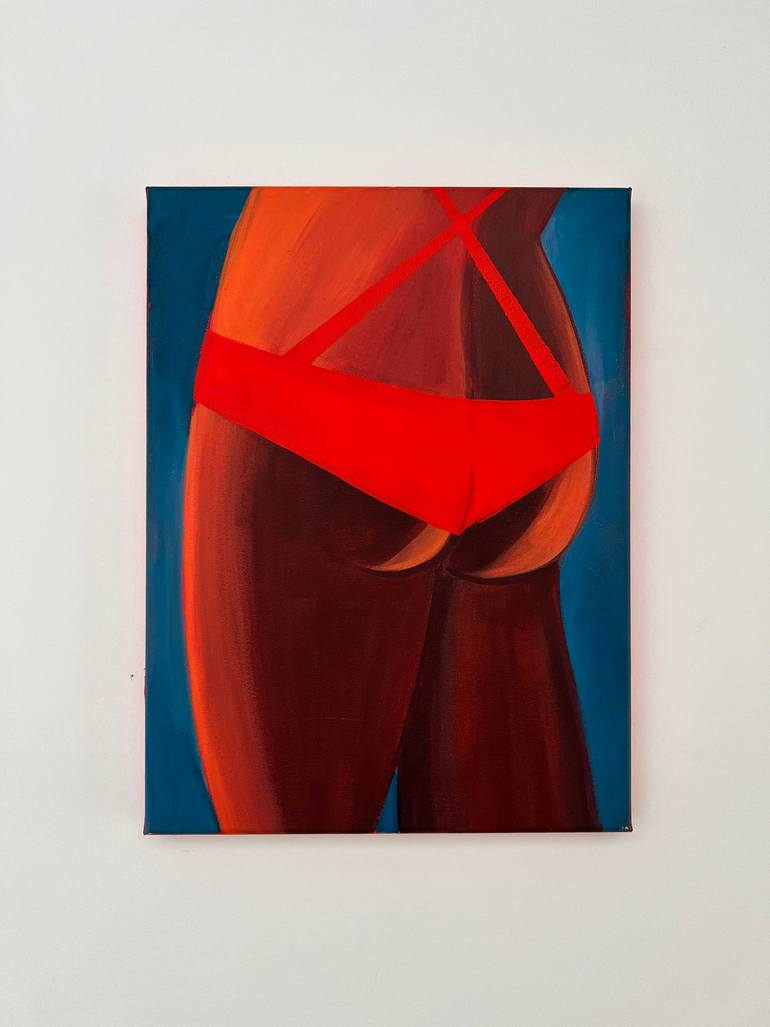 Original Figurative Women Painting by Vanessa Van Meerhaeghe