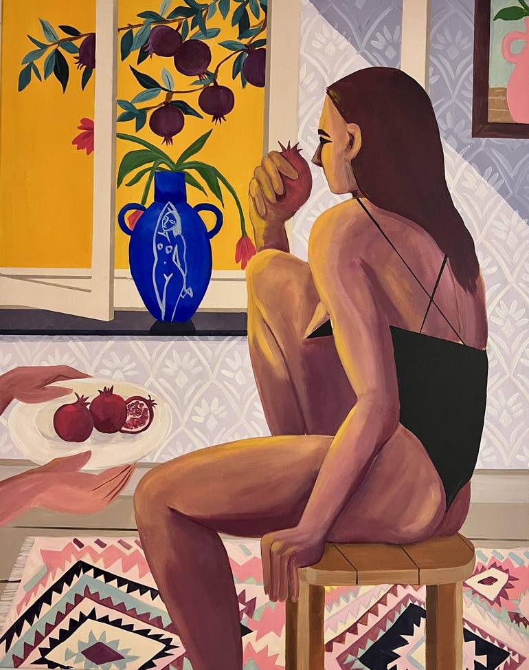 Original Contemporary Women Paintings by Vanessa Van Meerhaeghe