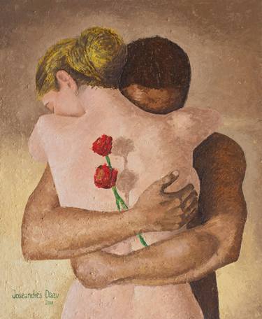 Print of Impressionism Love Paintings by Joseandres Diaz
