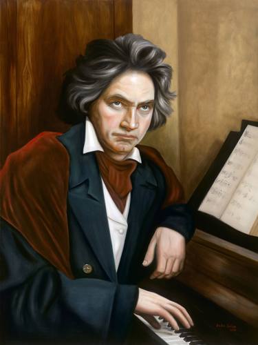 Ludwig van Beethoven's Exclusive Portrait thumb